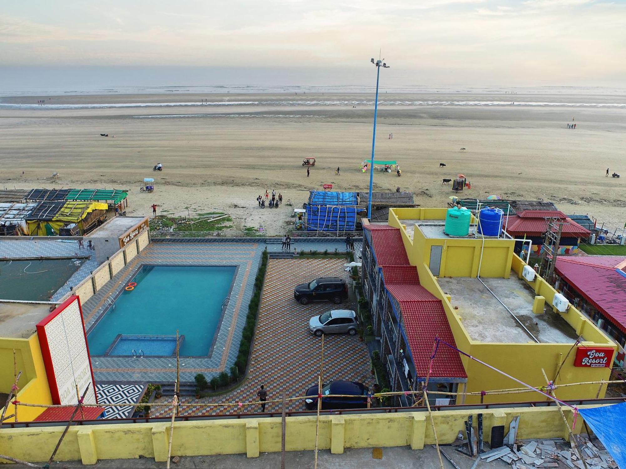 Goa Beach Resort On Beach Мандармани Экстерьер фото